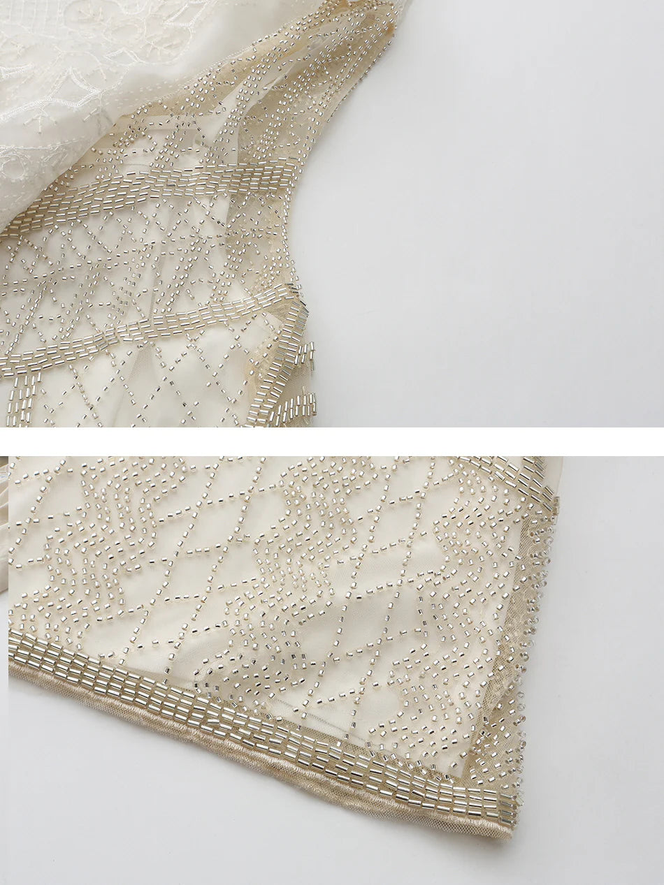 Emily's Vintage Beaded Elegance Top