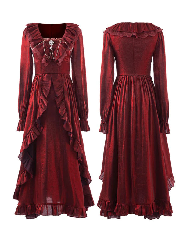 Romantic Shimmering Vintage Dress