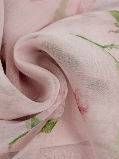 Blush Ruffle Floral Blouse