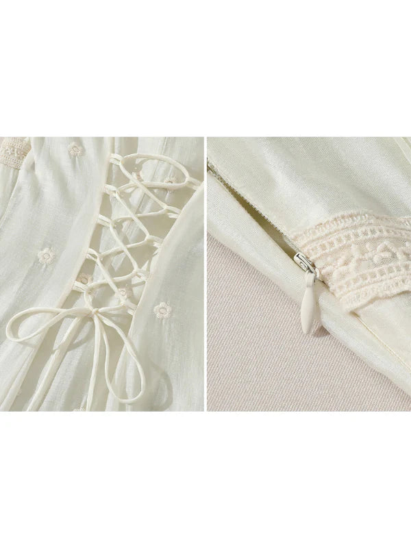 Olivia's Elegant Garden Mint Dress