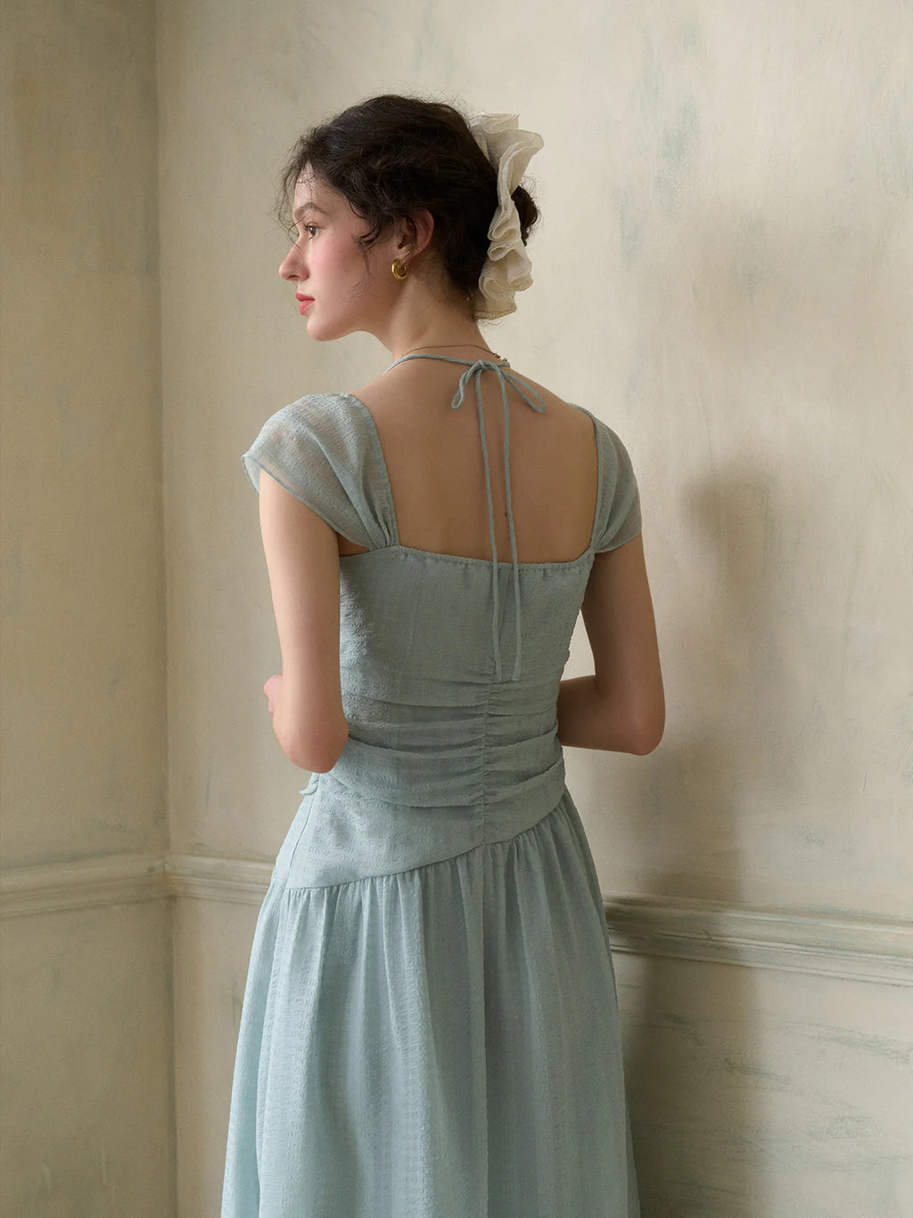 Chloe's Mint Blossom Summer Dress