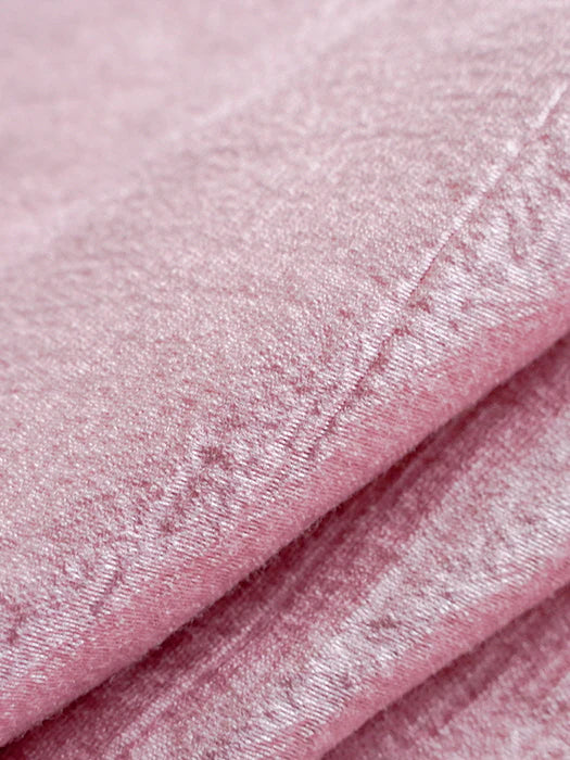 Delicate Pink Satin A-Line Skirt