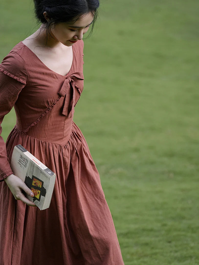 Rosalind's Red Ribbon Whimsy Dress