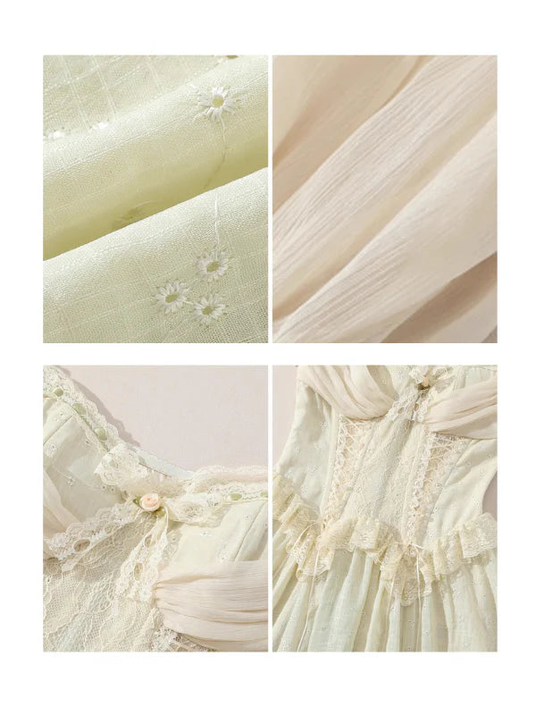 Ethereal Lace Coquette Dress