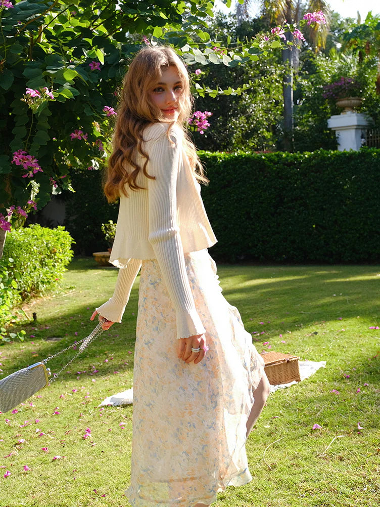 Sunshine Fairy Yellow Floral Dress