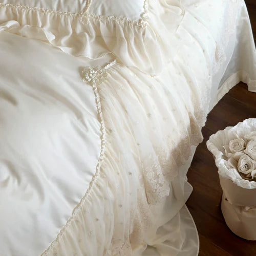 Romantic Parisian Lace Bedding Set
