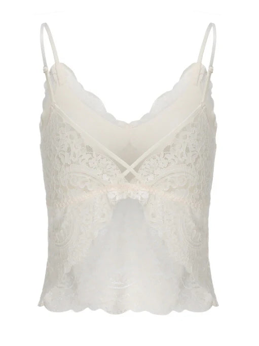 Lace Bloom Rose Camisole
