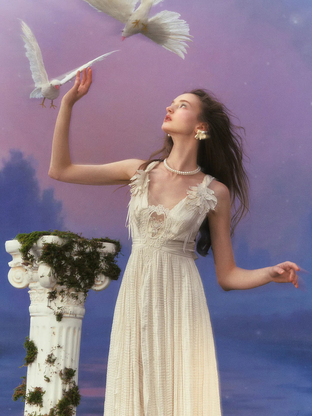 Mythical Princess Vintage Lace Dress