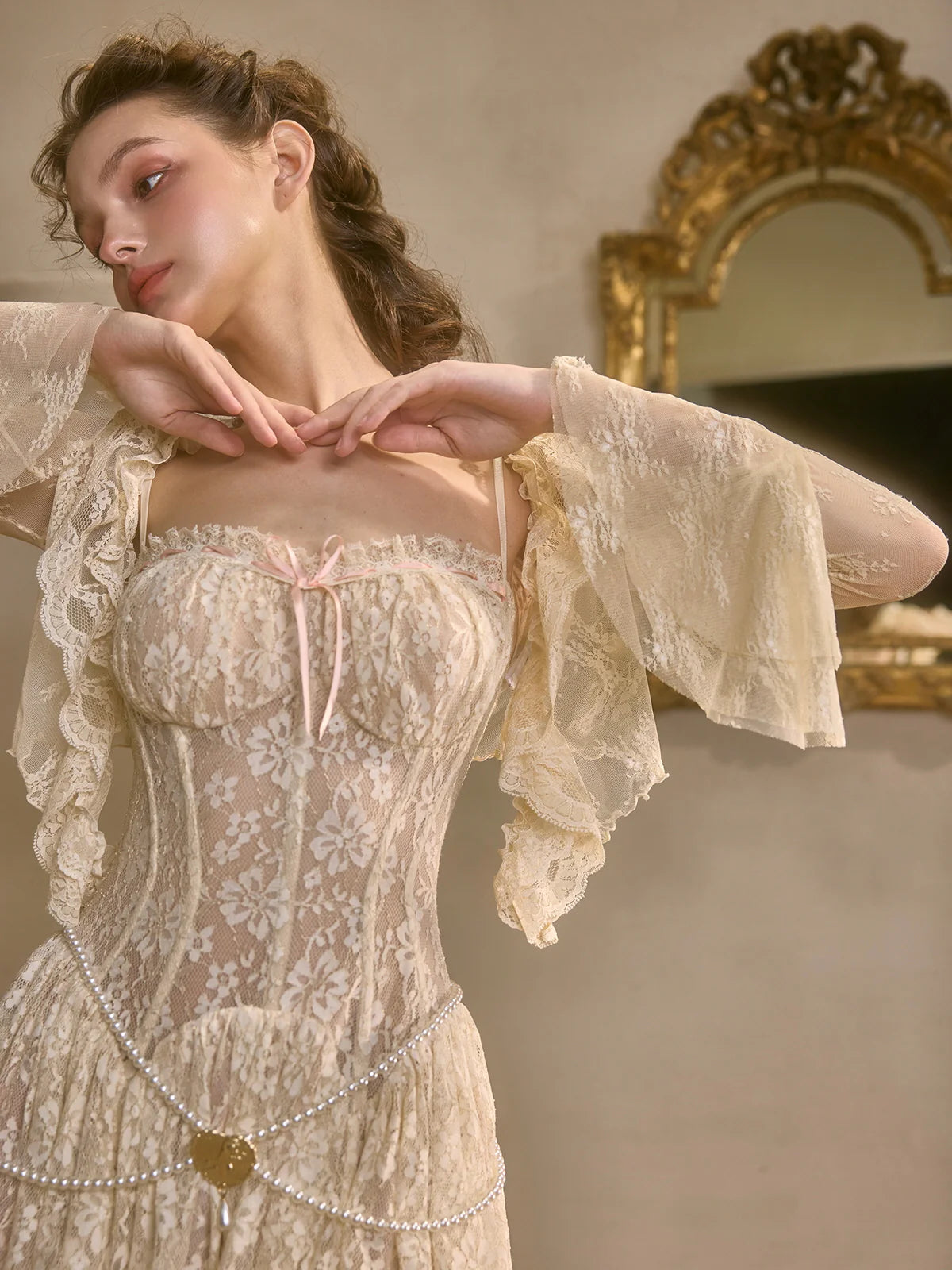 Lace Blossom Princess Dress