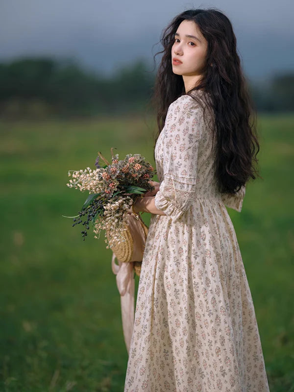 Enchanted Meadow Floral Lace Dress