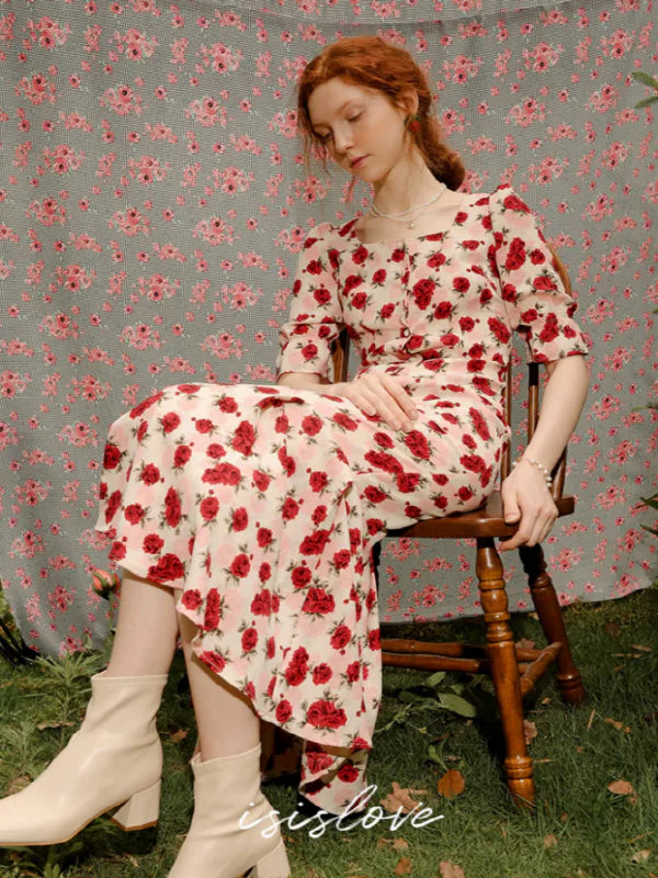 Enchanting Blossom of the Rose Empress Dress