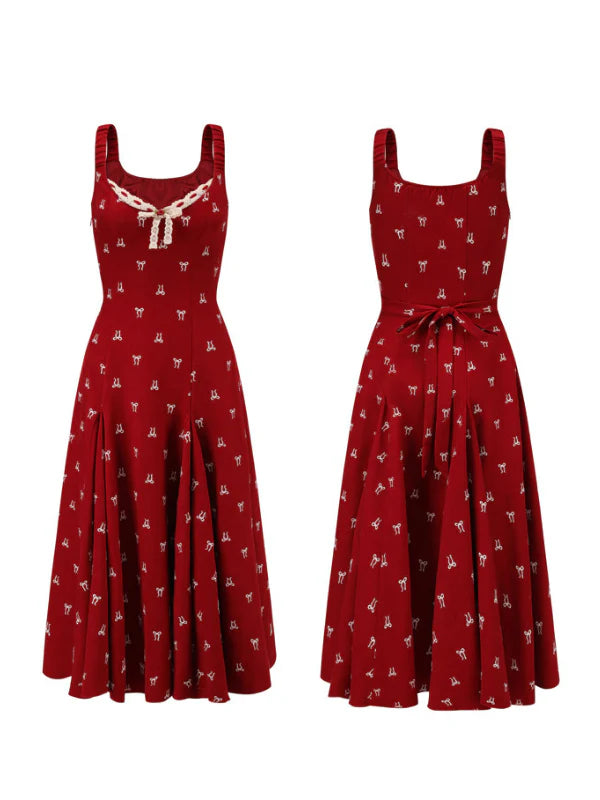 Cherry Blossom Vintage Bow Dress