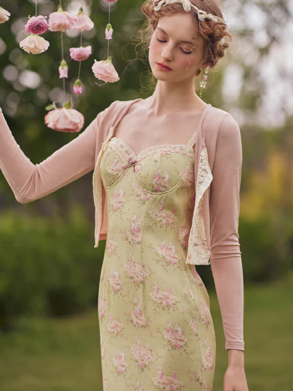 Floral Fantasy Sleeveless Dress