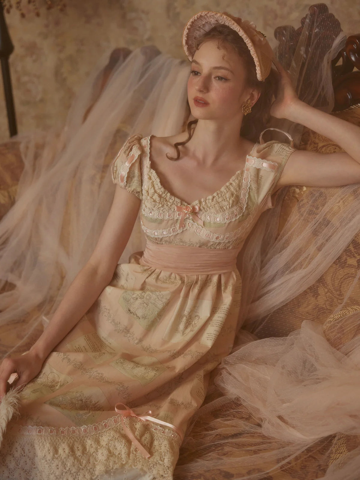 Blush Storybook Lace Dress