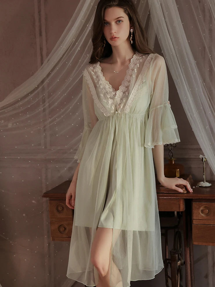 Sophia's Royal Lace Nightdress
