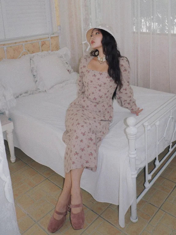 Vintage Rose Cottage Dress