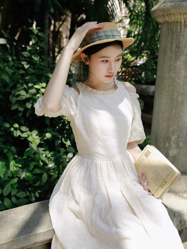 Whispering Garden Embroidered Dress