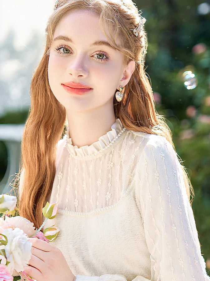 Sheer Elegance Lace Blouse