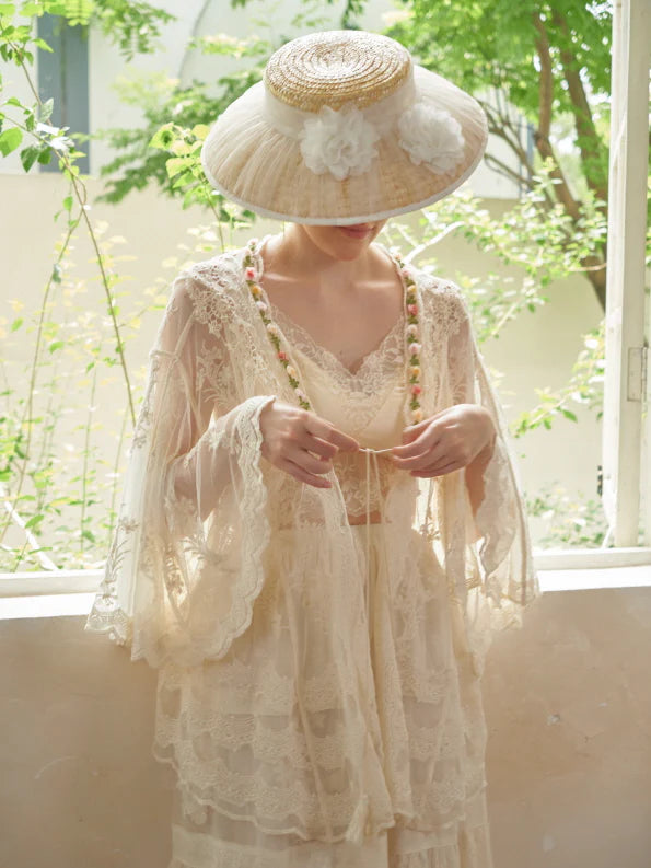 Blooming Lace Garden Shawl