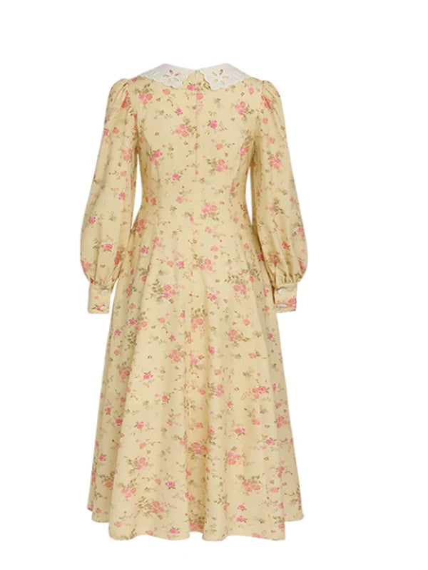 Yellow Spring Blossom Dress