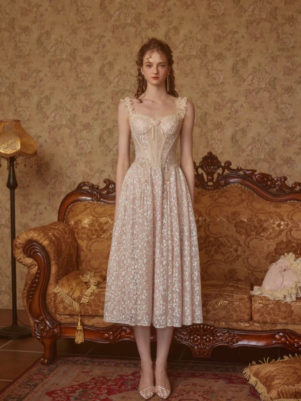 Clara's Golden Blossom Princess Dress