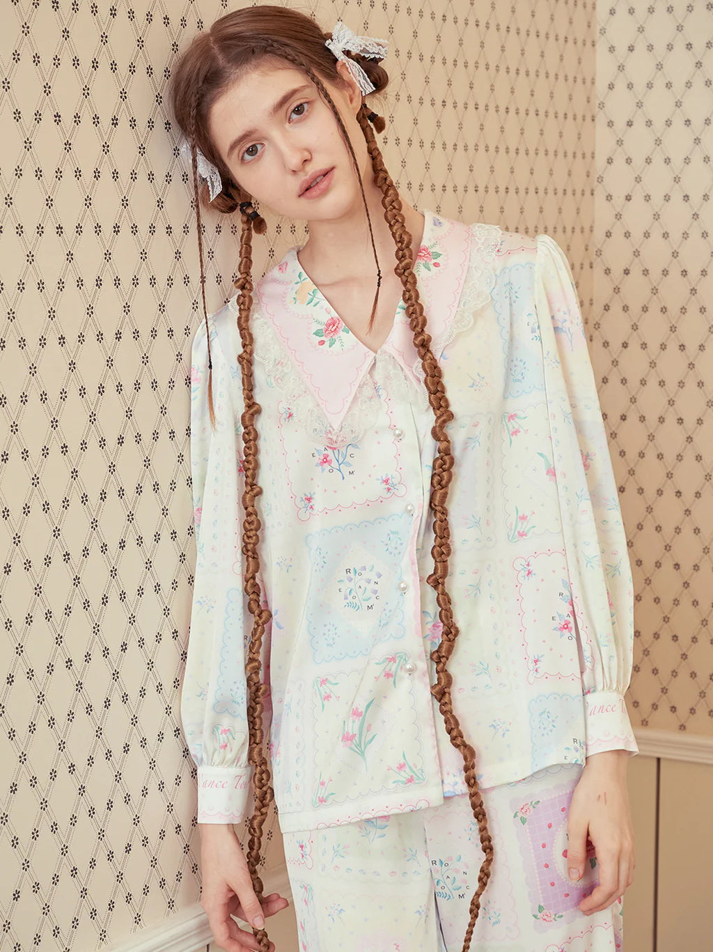 Pastel Patchwork Pajama Loungewear