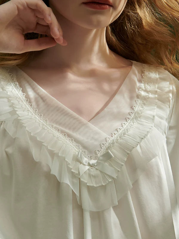 Pure White Elegance Pajama