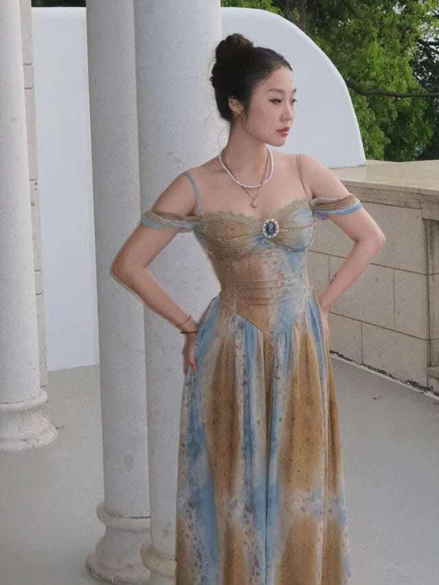 Enchanted Vintage Ocean Gown