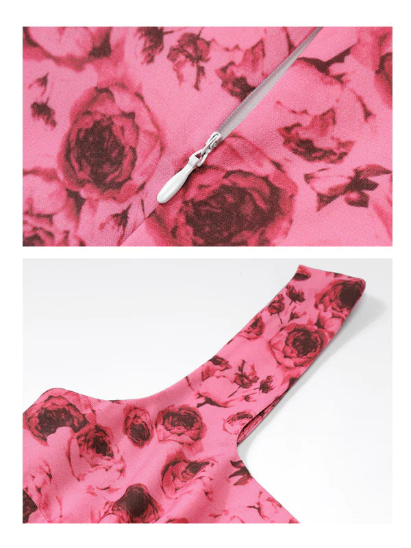 Dusty Rose Vintage Bloom Dress