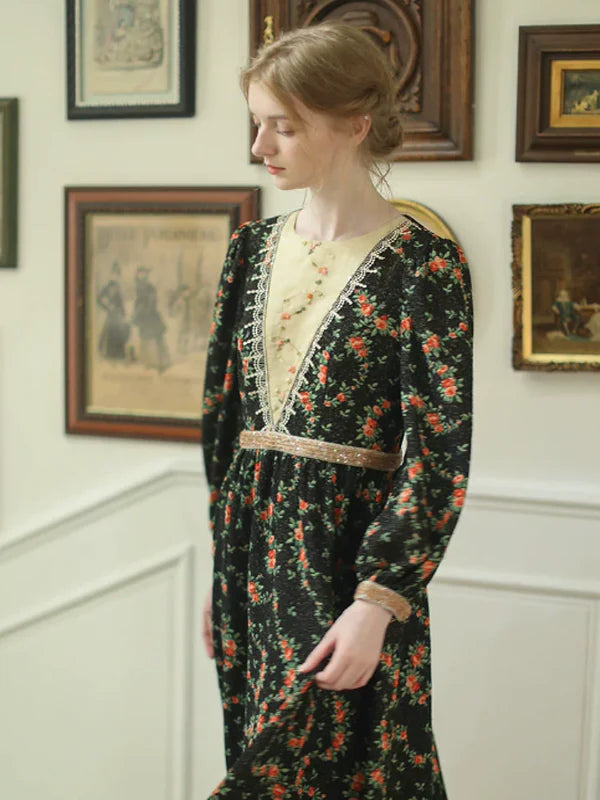 Retro Elegance Sparkle Dress