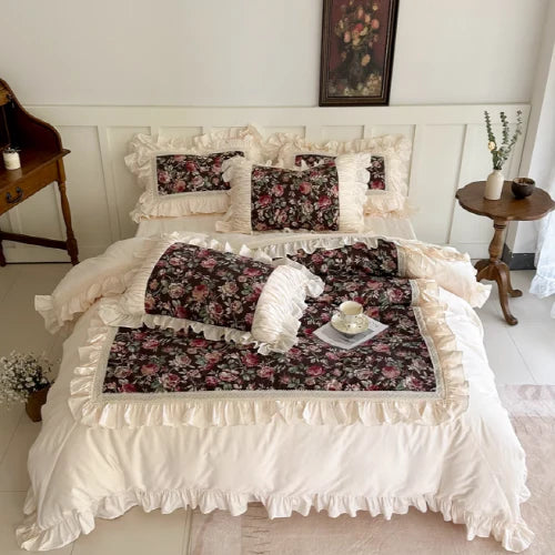 Royal Rose Cotton Bedding Set