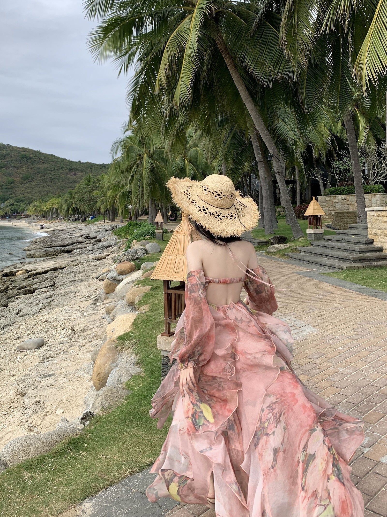 Enchanted Bloom Chiffon Gown