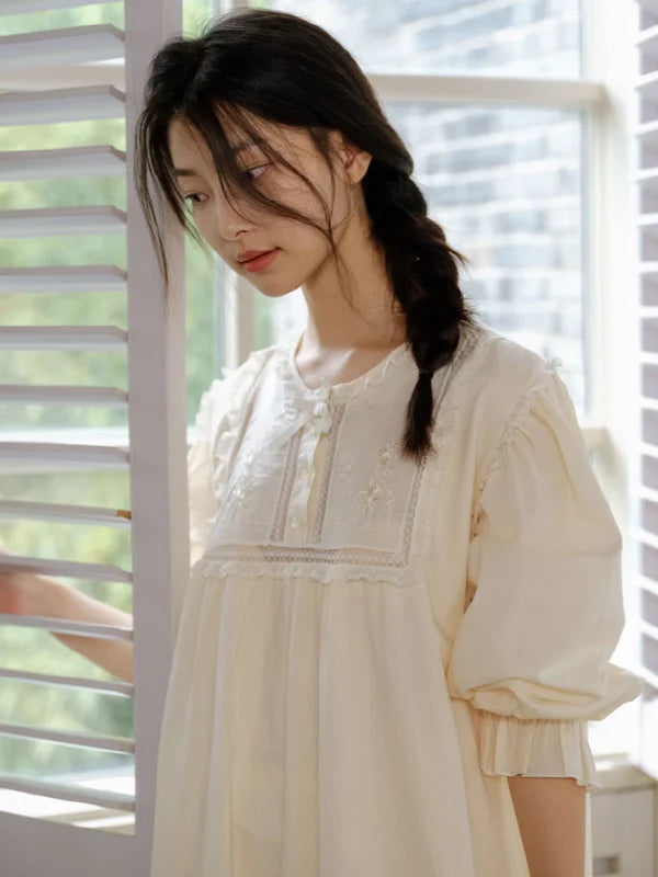 Dawn Lace Dream Vintage Nightgown