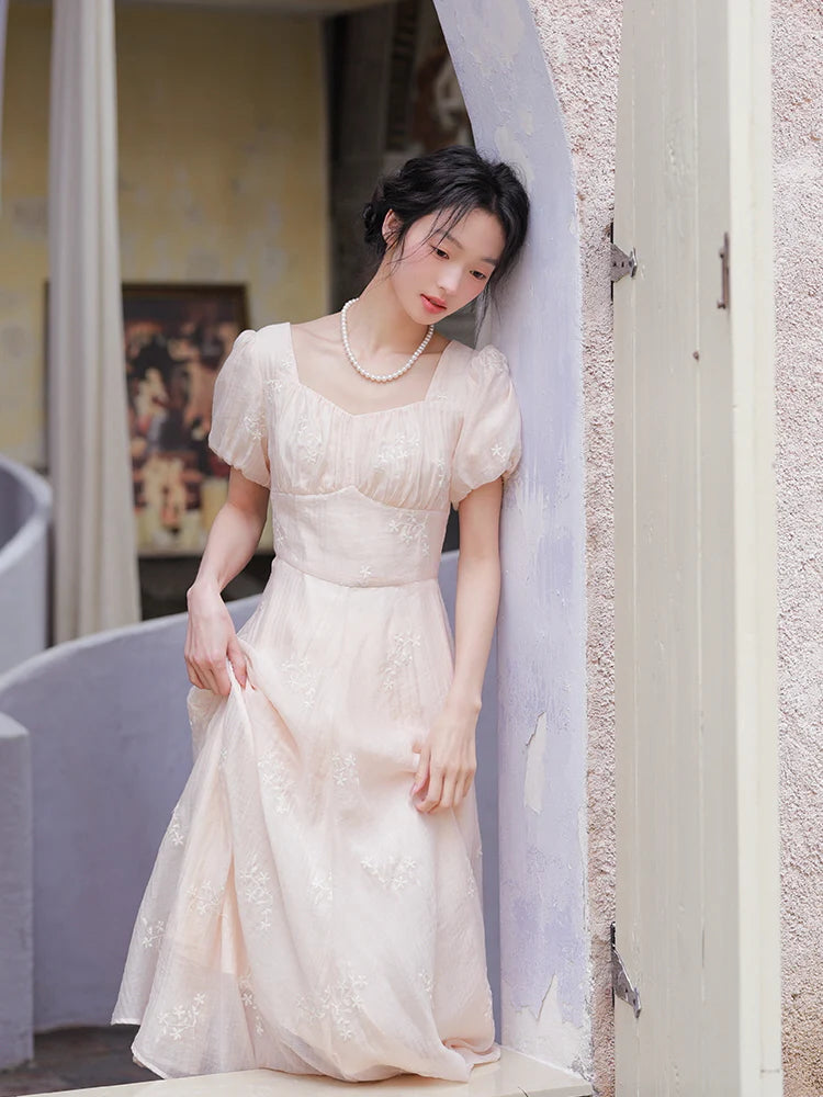 Charlotte's Vintage Charm Pink Dress