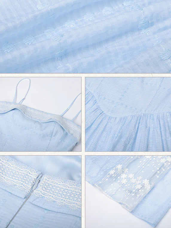 Sky Bloom Garden Dress