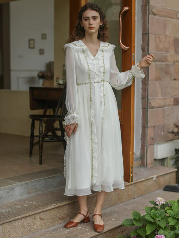 Fairy's Gold Embroidery Dress