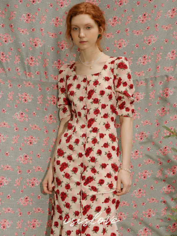 Enchanting Blossom of the Rose Empress Dress