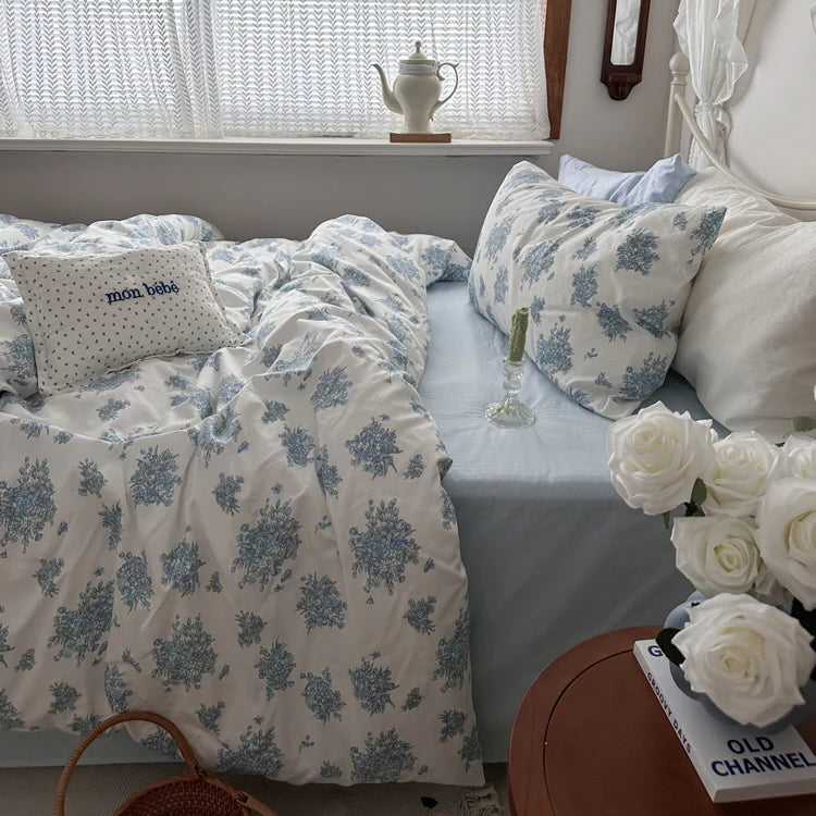 Blue Blossom Dream Bedding Set