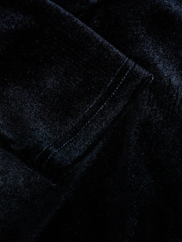 Velvet Lace Collar Vintage Black Dress