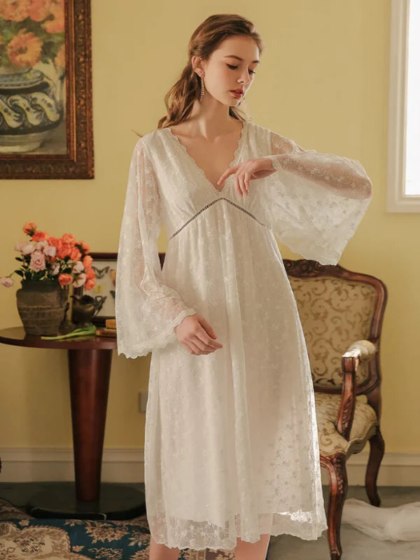 Enchanted Blossom Lace Nightgown