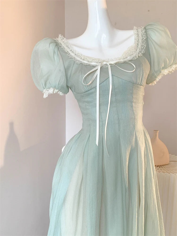 Lila's Mint Fairy Princess Dress