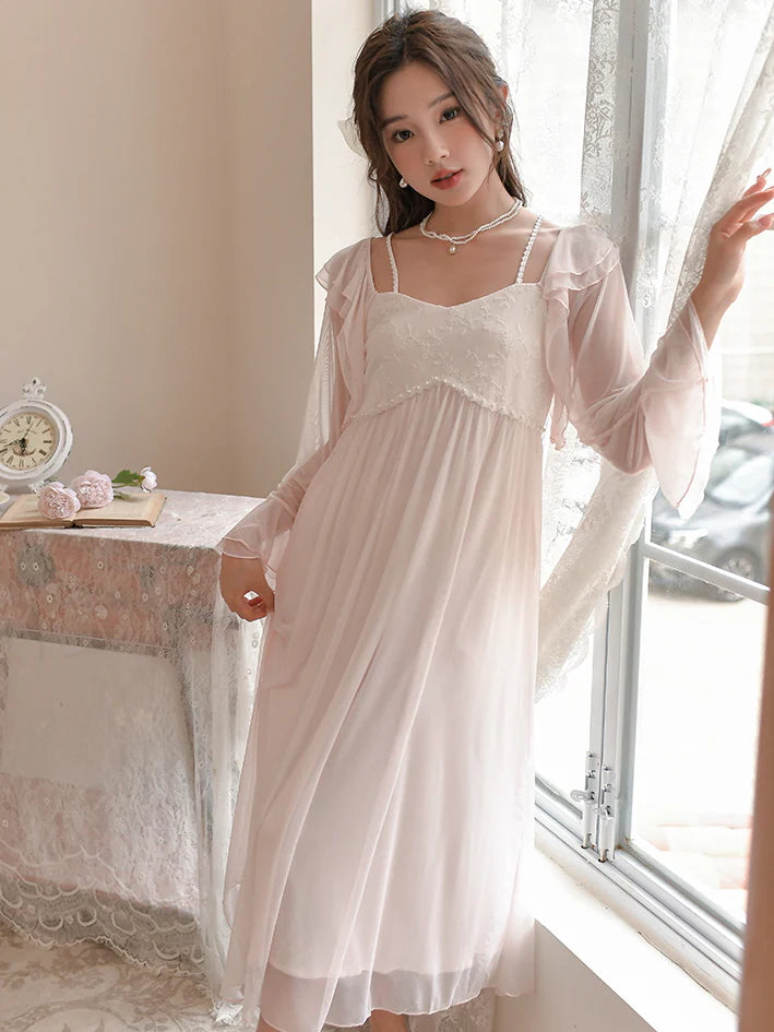 Ethereal Elegance Romantic Nightgown