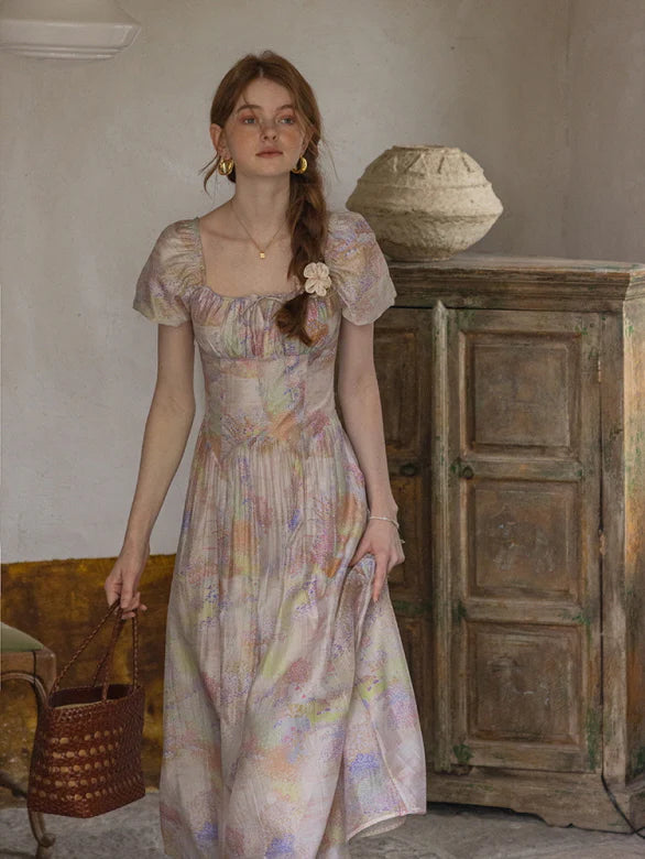 Whispering Meadows Floral Dress