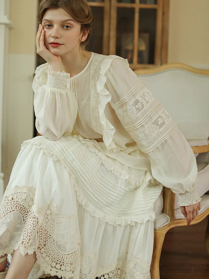 Lucy's Vintage Lace Elegance Skirt