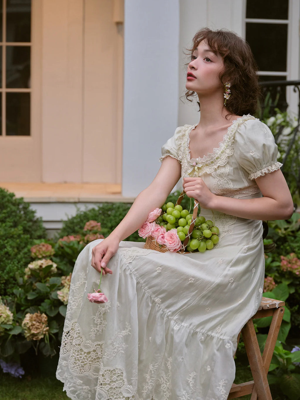 Olivia's Elegant Garden Mint Dress