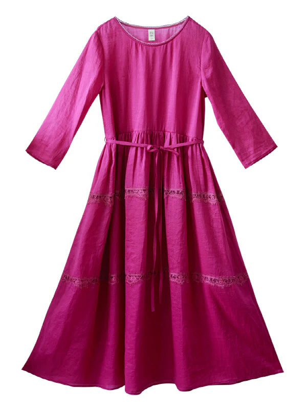 Enchanted Garden Pink Long Dress