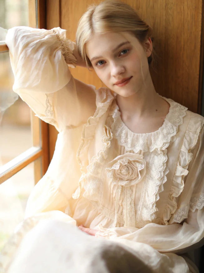 Vintage Rose Garden Blouse