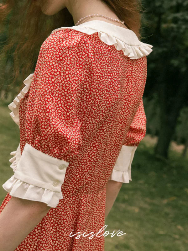 Whimsical Sonata of the Scarlet Blossom Dress