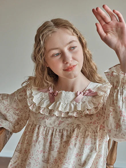 Enchanted Woodland Lace Nightgown