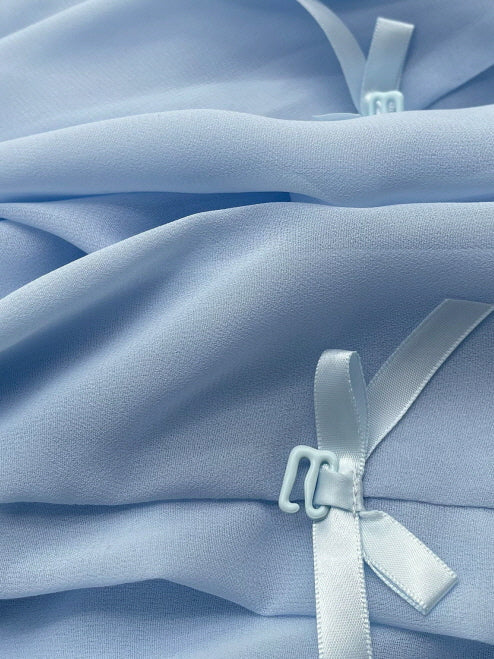 Blue Ribbon Balloon Hem Dress